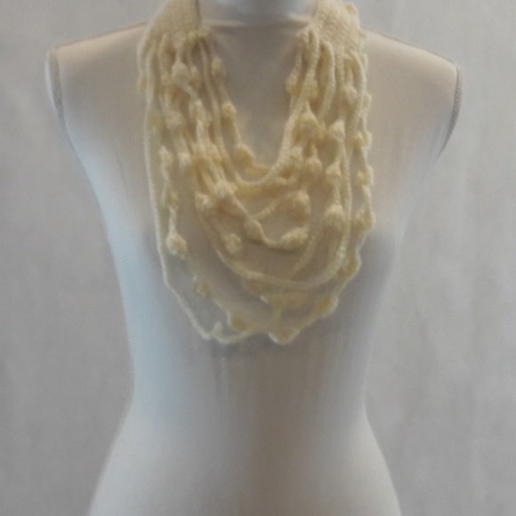 Maxi Collar, Necklace, Handcrafted, Crochet - Picture 2 of 2